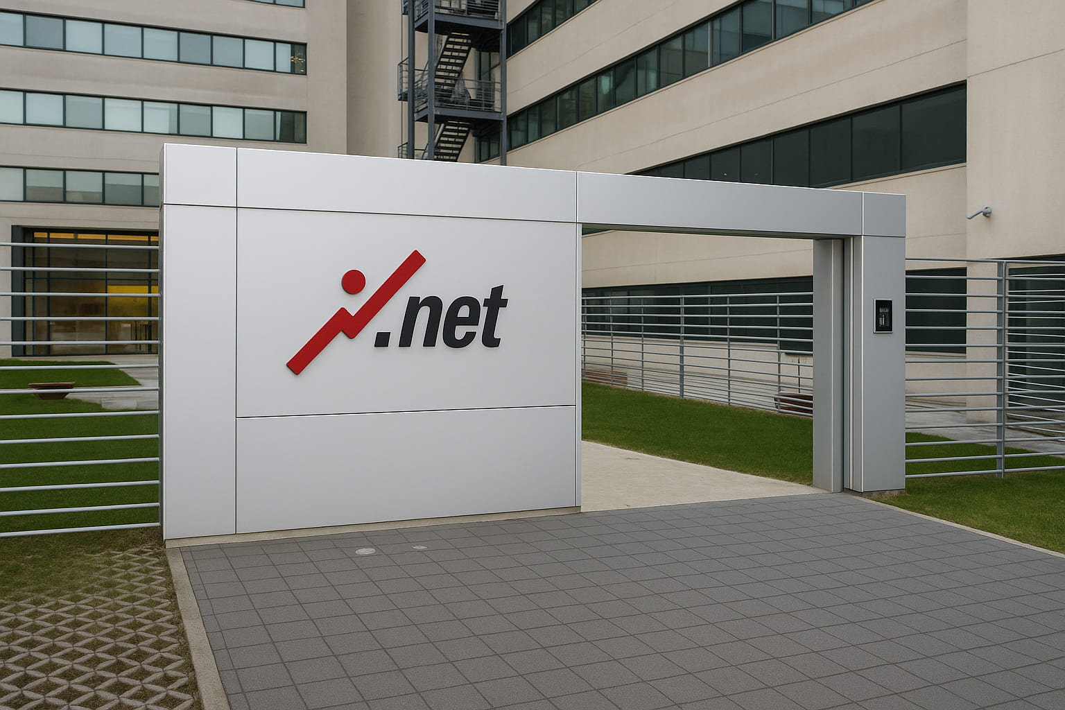 Ingresso del campus INET (Settimo Milanese)